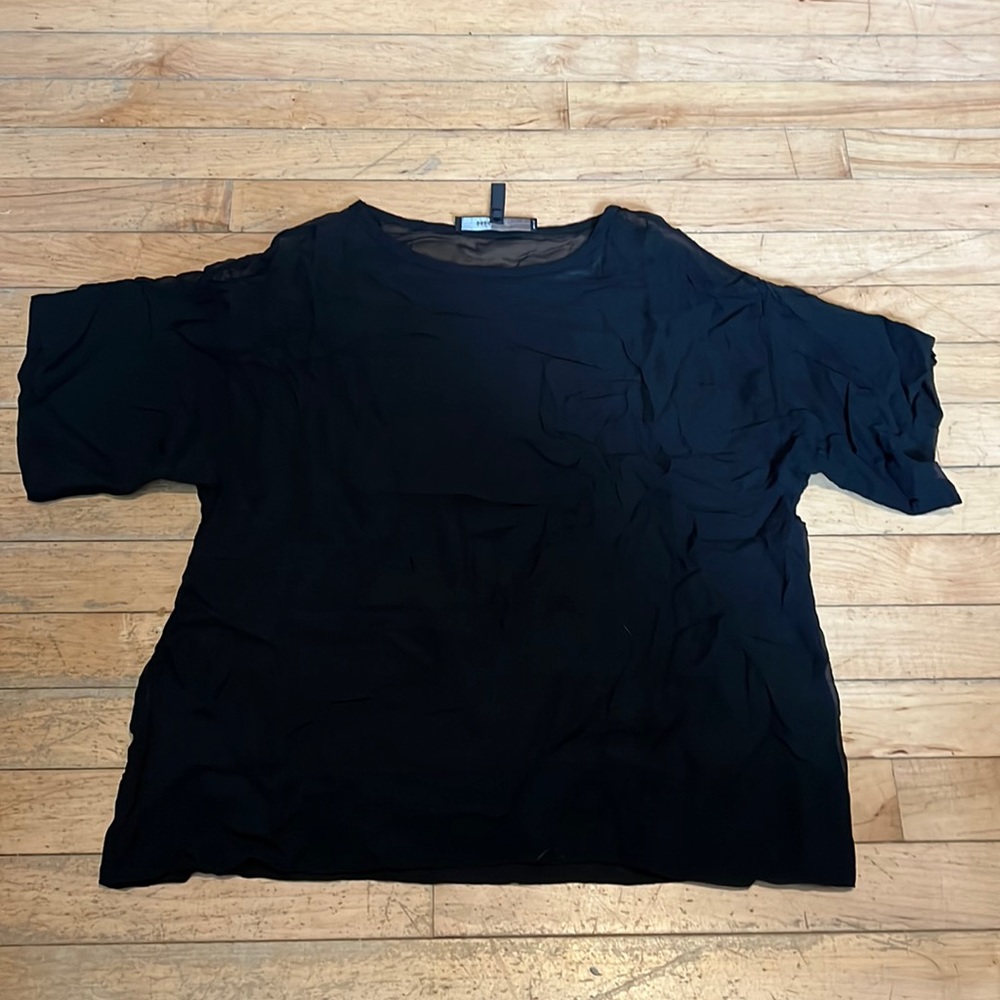 Bcbgmaxazria sheer top